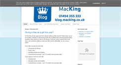 Desktop Screenshot of blog.macking.co.uk